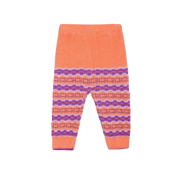 Orange_Knitted_Patterned_Winter_Set_For_Babies