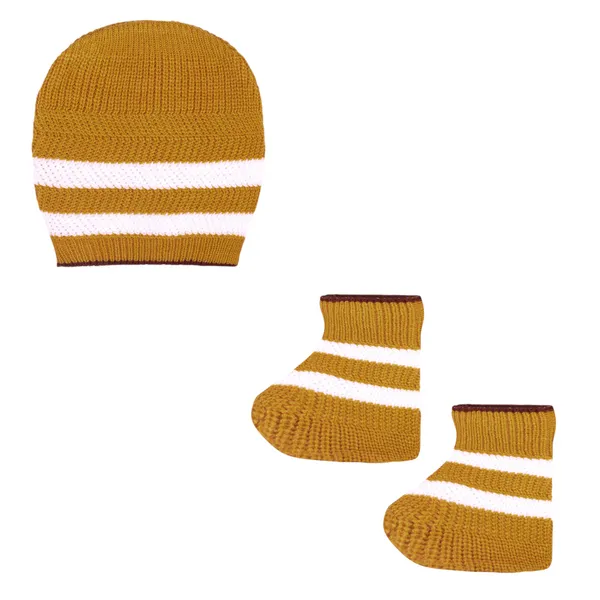 Mustard_Knitted_Striped_Winter_Set_For_Baby