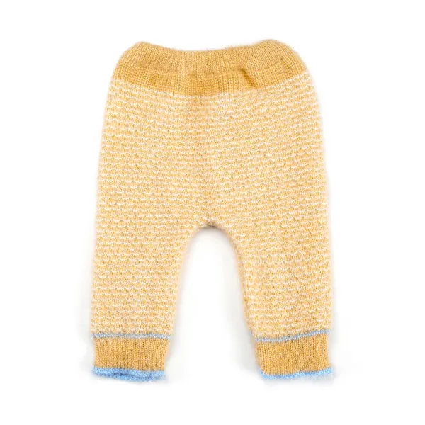Yellow_Knitted_Hooded_Winter_Set_For_Babies