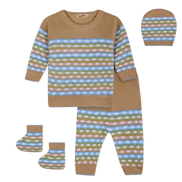 Brown_Knitted_Winter_Set_For_Baby