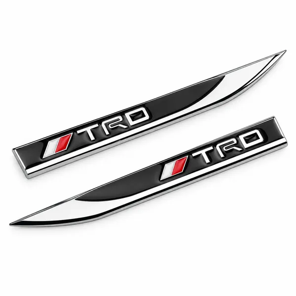 3D_TRD_Zinc_Alloy_Knife_Emblem_Badge,_Silver_Black,_Side_Fender_&_Trunk