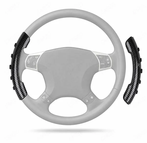 CARIZO_Car_Steering_Wheel_Grip_Covers,_Carbon_Look,_Set_of_2