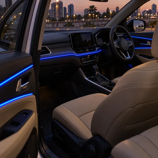 Car_Interior_LED_Strip_Light_5M_Blue_Ambient_Electroluminescent_Wire_Kit