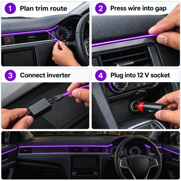 Car_Interior_LED_Strip_Light_5M_Purple_Ambient_Electroluminescent_Wire_Kit