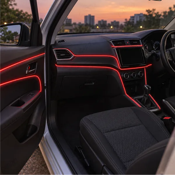 Car_Interior_LED_Strip_Light_5M_Red_Ambient_Electroluminescent_Wire_Kit