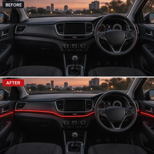 Car_Interior_LED_Strip_Light_5M_Red_Ambient_Electroluminescent_Wire_Kit
