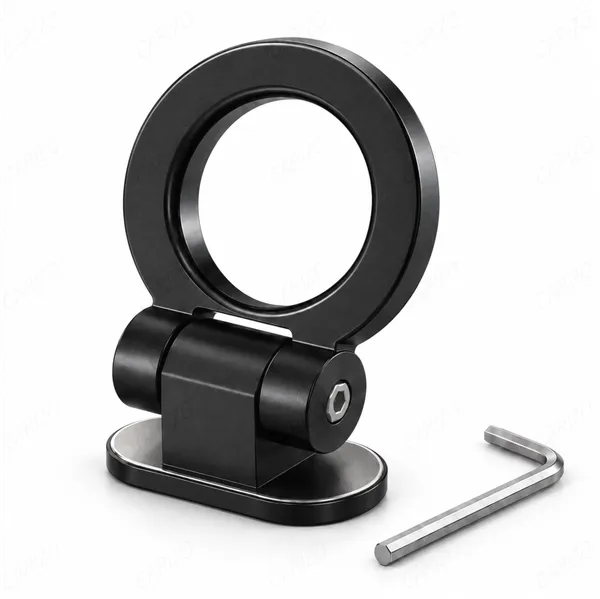 Dummy_Tow_Hook_Kit_for_Car_Bumper_Decoration,_Round_Black_Exterior_Styling_Accessory