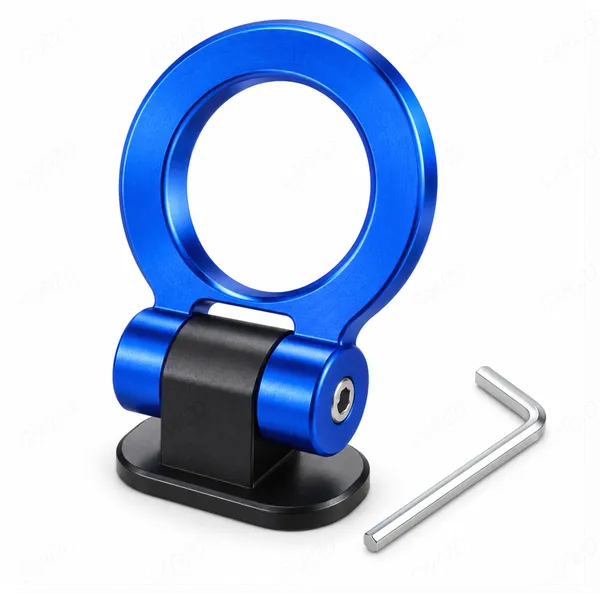 Dummy_Tow_Hook_Kit_for_Car_Bumper_Decoration,_Round_Blue_Exterior_Styling_Accessory