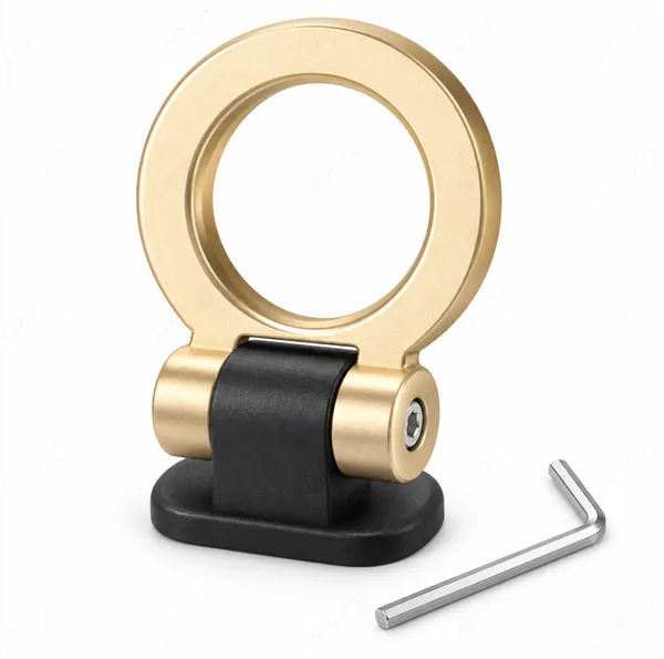 Dummy_Tow_Hook_Kit_for_Car_Bumper_Decoration,_Round_Golden_Exterior_Styling_Accessory