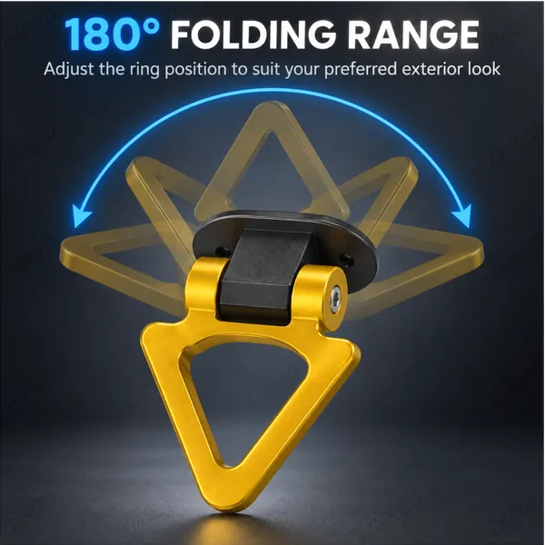Dummy_Tow_Hook_Kit_for_Car_Bumper_Decoration,_Triangle_Golden_Exterior_Styling_Accessory