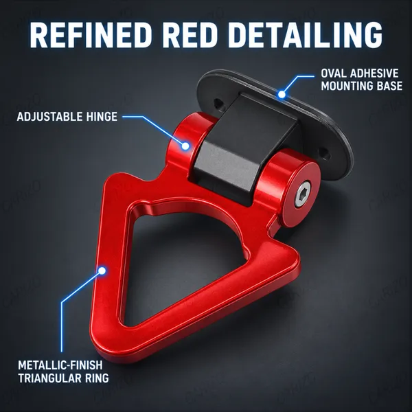 Dummy_Tow_Hook_Kit_for_Car_Bumper_Decoration,_Triangle_Red_Exterior_Styling_Accessory