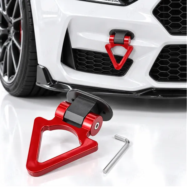 Dummy_Tow_Hook_Kit_for_Car_Bumper_Decoration,_Triangle_Red_Exterior_Styling_Accessory