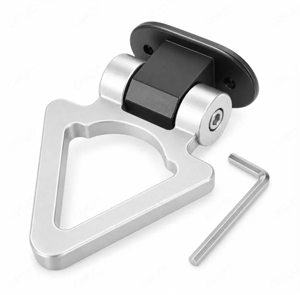Dummy_Tow_Hook_Kit_for_Car_Bumper_Decoration,_Triangle_Silver_Exterior_Styling_Accessory