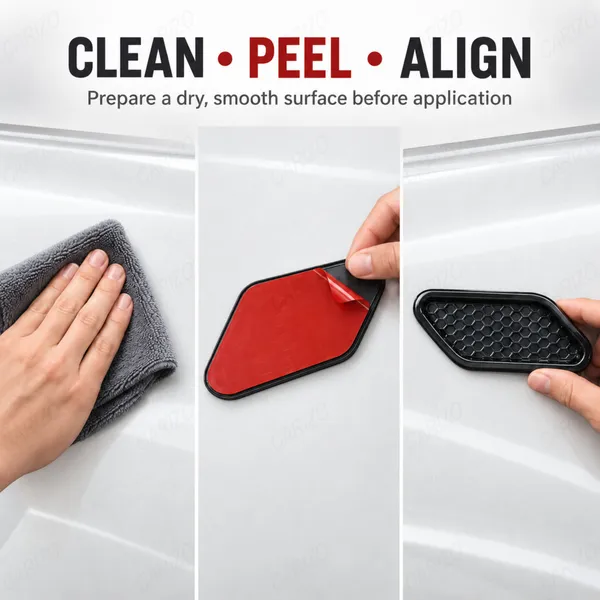 Honeycomb_Car_Side_Fender_Trim_HD-732,_Set_of_6_Decorative_Styling_Pieces