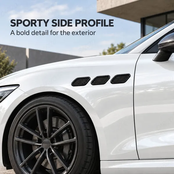 Honeycomb_Car_Side_Fender_Trim_HD-732,_Set_of_6_Decorative_Styling_Pieces