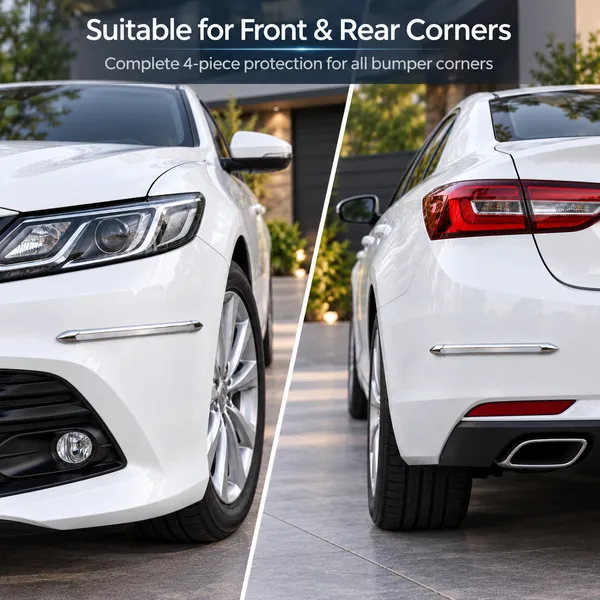 3R-2163_Polypropylene_Anti-Collision_Bumper_Guard_Strip_Protector,_Silver