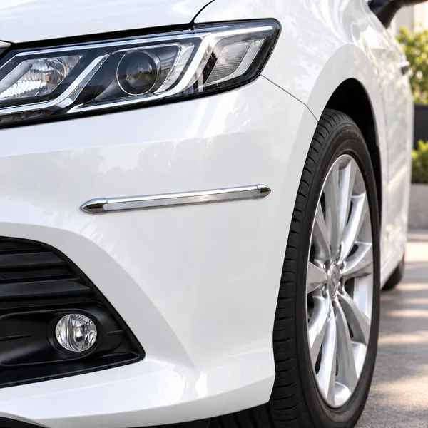 3R-2163_Polypropylene_Anti-Collision_Bumper_Guard_Strip_Protector,_Silver
