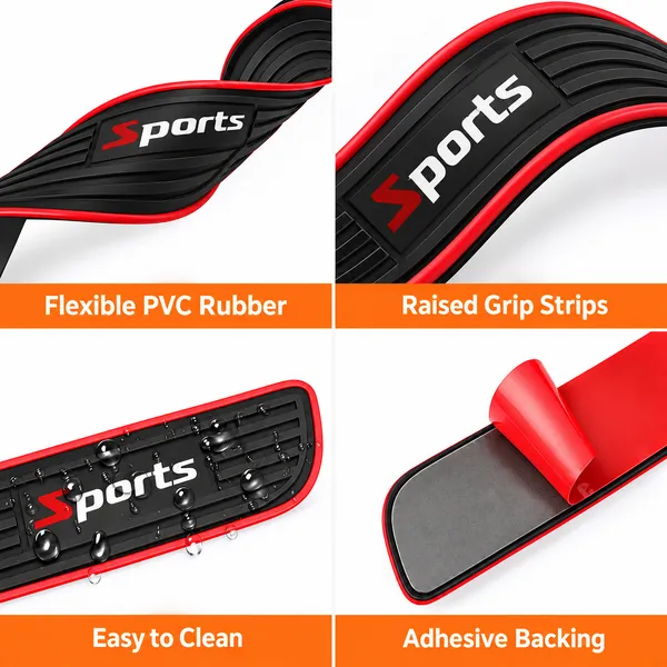 Sports_Door_Sill_Protectors,_Pack_of_4,_Black_&_Red_Car_Step_Scuff_Guards