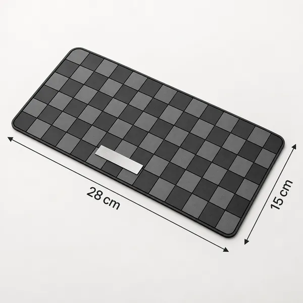 Sports_Non-Slip_Car_Dashboard_Mat_Black_Grey_Heat-Resistant_Grid_Design