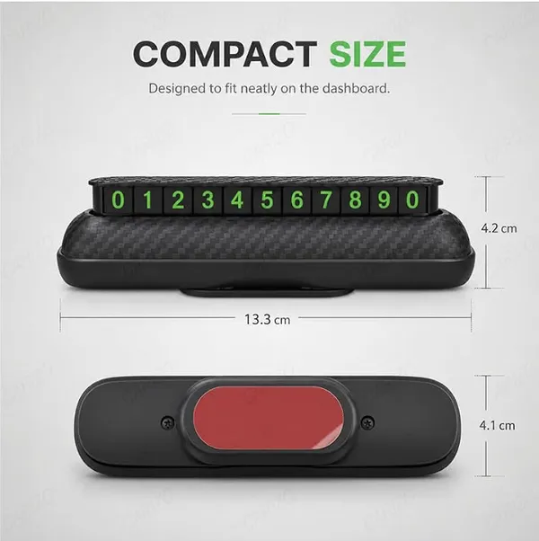 Temporary_Parking_Number_Card_3R-2143_for_Car_Dashboard_Contact_Display