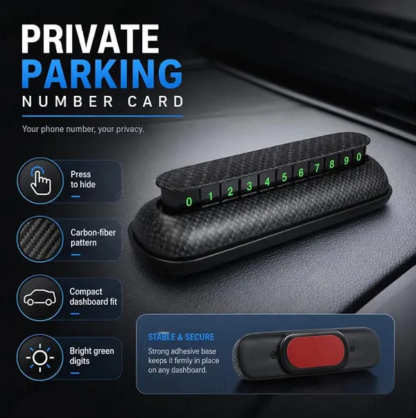 Temporary_Parking_Number_Card_3R-2143_for_Car_Dashboard_Contact_Display
