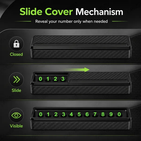 Temporary_Parking_Number_Card_3R-2154_for_Car_Dashboard_Contact_Display