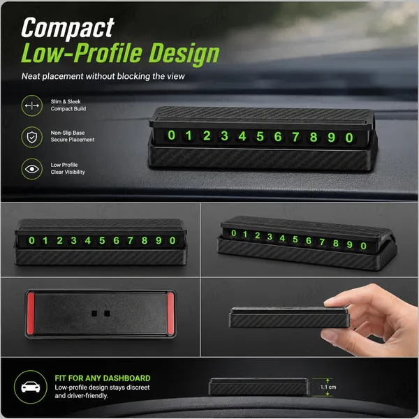 Temporary_Parking_Number_Card_3R-2154_for_Car_Dashboard_Contact_Display