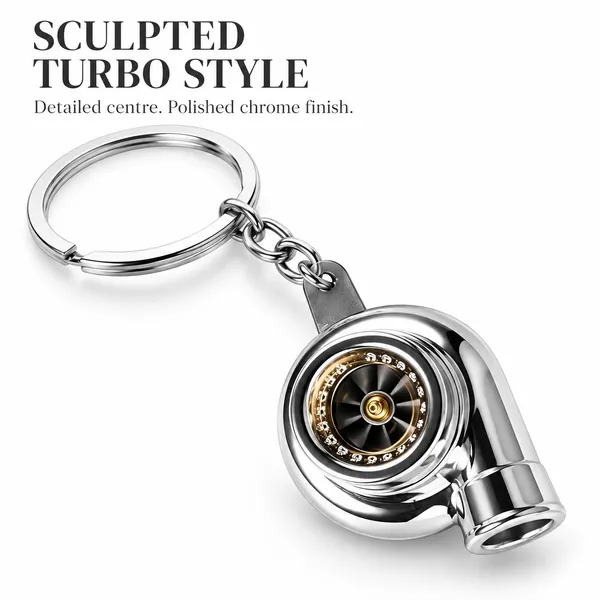 Turbo_Style_Metal_Keychain,_Chrome_Finish_Keyring,_Gift_for_Car_Enthusiasts