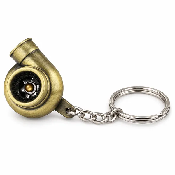 Turbo_Style_Metal_Keychain,_Gold_Finish_Keyring,_Gift_for_Car_Enthusiasts