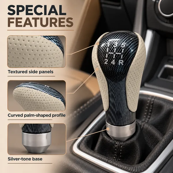Universal_5-Speed_Manual_Gear_Shift_Knob,_Biege_Leather_and_Carbon_Look_Finish