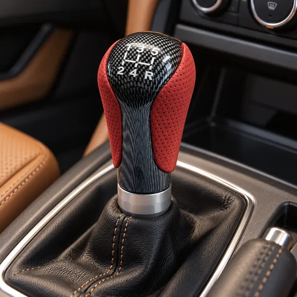 Universal_5-Speed_Manual_Gear_Shift_Knob,_Red_Leather_and_Carbon_Look_Finish