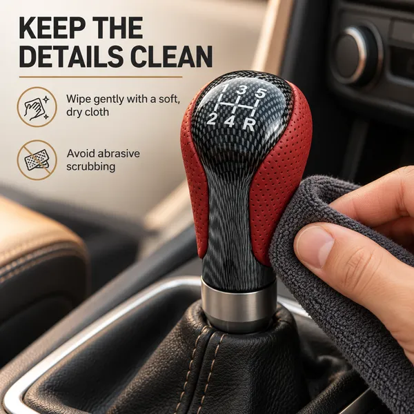 Universal_5-Speed_Manual_Gear_Shift_Knob,_Red_Leather_and_Carbon_Look_Finish