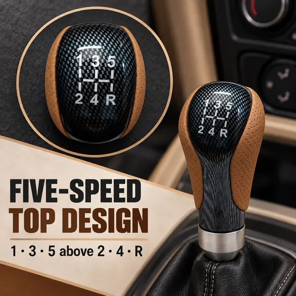 Universal_5-Speed_Manual_Gear_Shift_Knob,_Tan_Leather_and_Carbon_Look_Finish