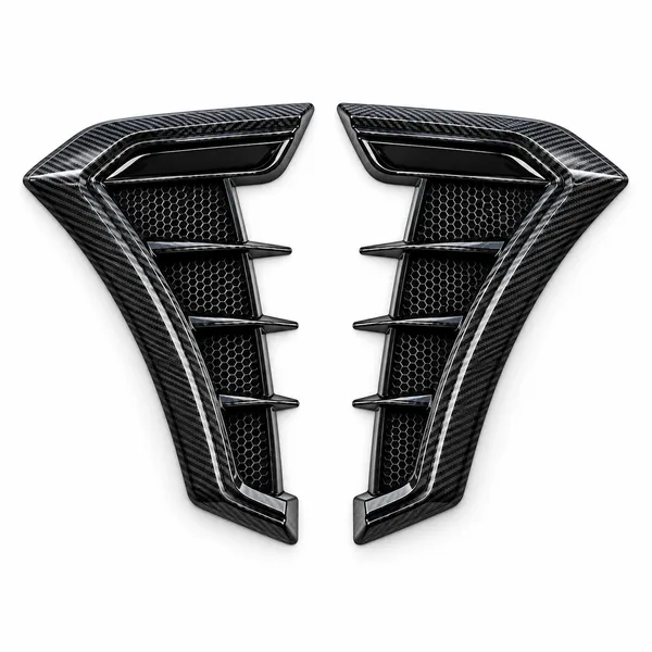 2-Pack_Carbon_Black_Sports_Car_Air_Vent_Trim_HD-717_Decorative_Styling
