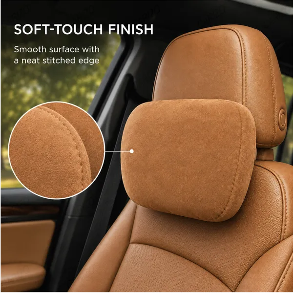 Suede_Velvet_Ergonomic_Car_Headrest_Pillow_Tan_Pack_Of_2