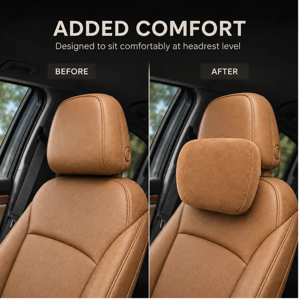 Suede_Velvet_Ergonomic_Car_Headrest_Pillow_Tan_Pack_Of_2