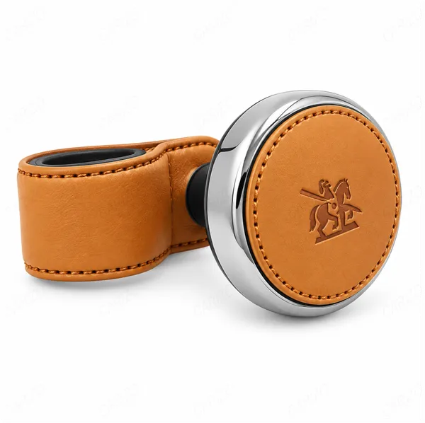 Orange_Brown_Leather_Ergonomic_Steering_Wheel_Spinner_Knob_For_Cars
