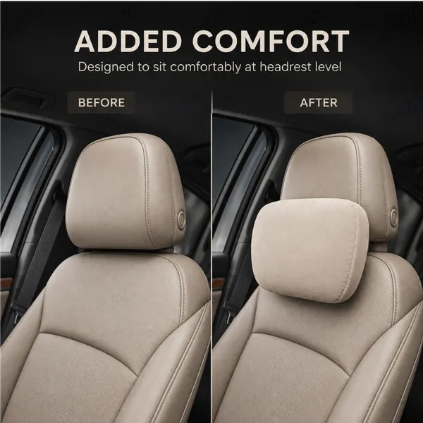 Suede_Velvet_Ergonomic_Car_Headrest_Pillow_Beige_Pack_Of_2