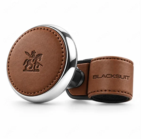 Dark_Brown_Leather_Ergonomic_Steering_Wheel_Spinner_Knob_For_Cars
