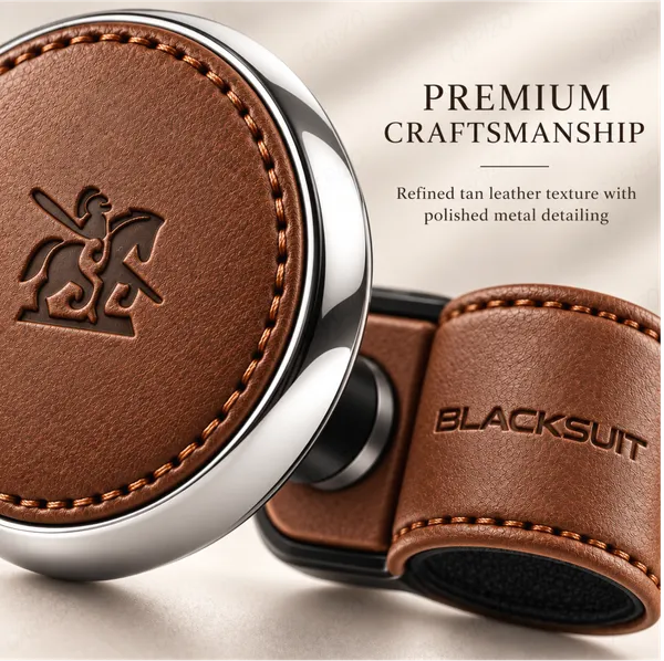 Dark_Brown_Leather_Ergonomic_Steering_Wheel_Spinner_Knob_For_Cars