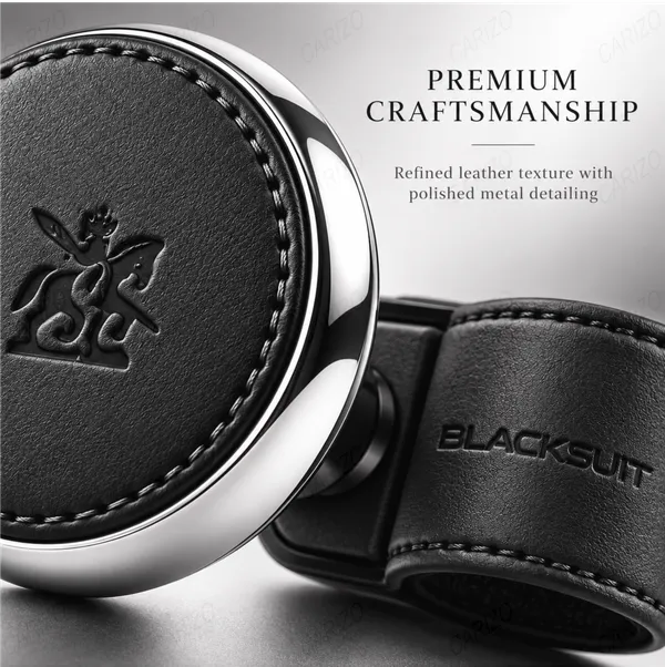 Black_Leather_Ergonomic_Steering_Wheel_Spinner_Knob_For_Cars