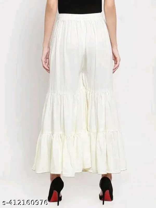White_Rayon_Tiered_Wide_Leg_Palazzo_Pants_For_Women