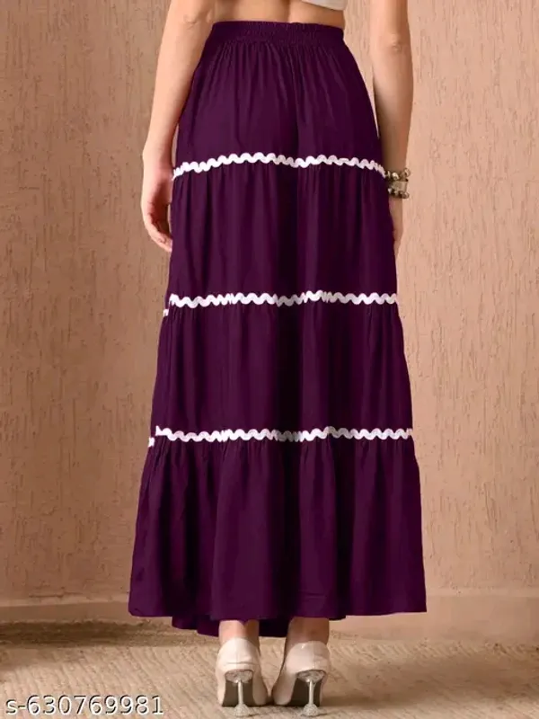 Purple_Rayon_Tiered_Flared_Maxi_Skirt_For_Women