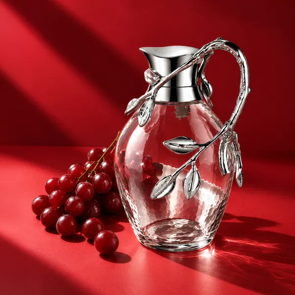 Glass_Decorative_Leaf_Pattern_Water_Pitcher