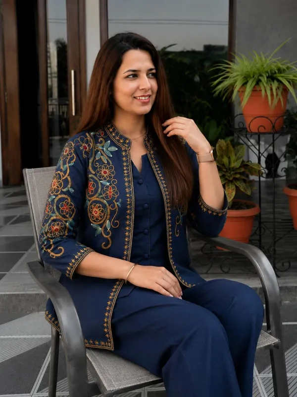 Royal_Navy_Blue_Embroidered_Co-ord_Set
