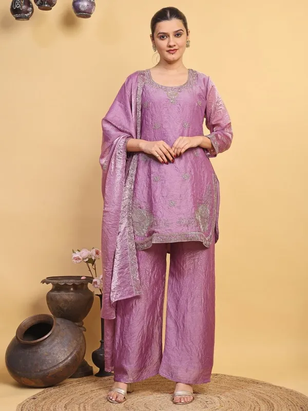 Women’s_Lavender_Purple_Embroidered_Kurta_Palazzo_&_Dupatta_Set