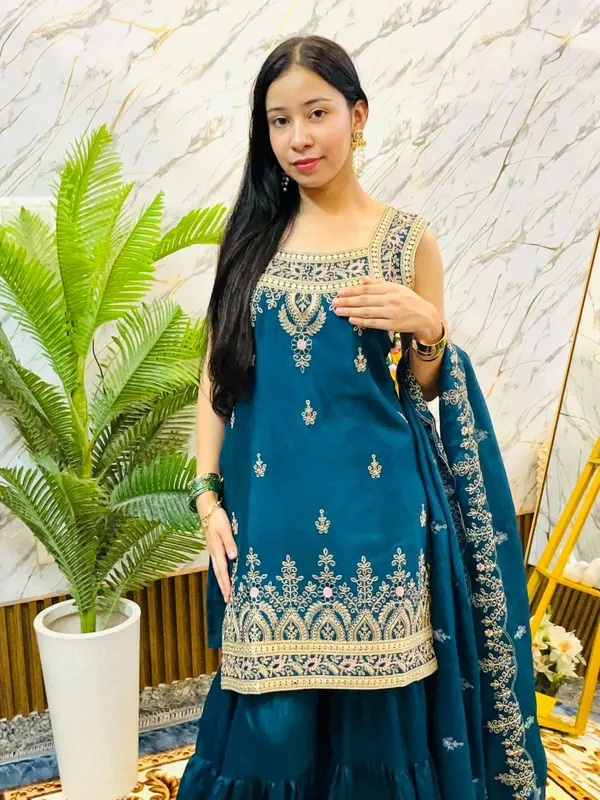 Women’s_Embroidered_Sky-Blue_Anarkali_Kurta_with_Sharara_&_Dupatta_Set