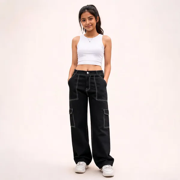 Black_Wide_Leg_Cargo_Pants_For_Girl