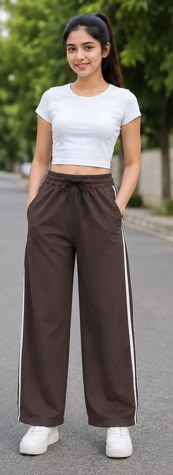 Brown_Wide_Leg_Track_Pants_for_Girl