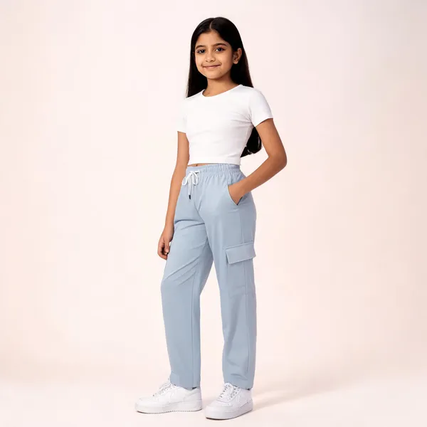 Light_Blue_Relaxed_Fit_Cargo_Pants_for_Girl